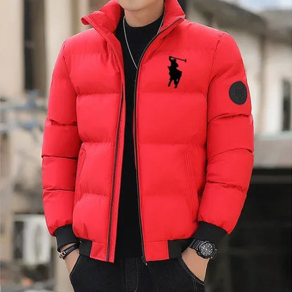 2025 Fashion Autumn/Winter Zipper Cotton Jackets, Warm Cotton Padded Jackets, Cotton Padded Casual Winter Sportswear, Stand-Up